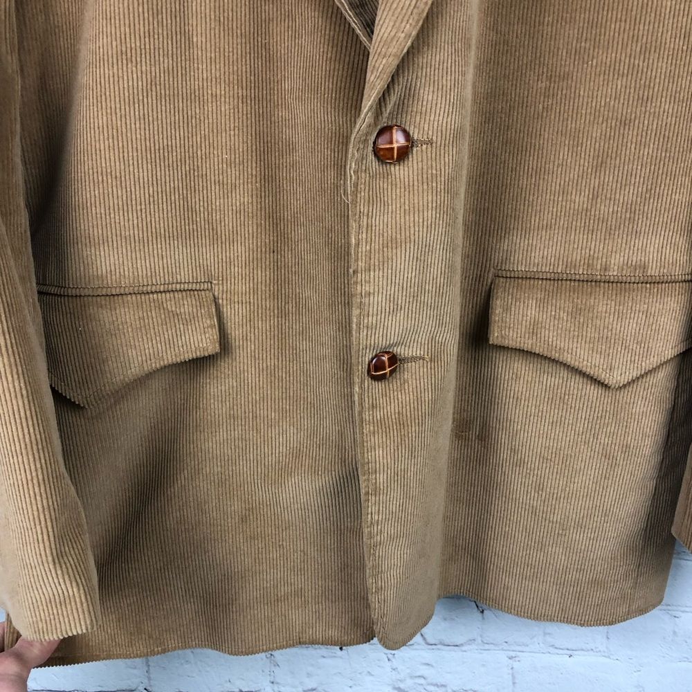 Pioneer Wear Vintage Corduroy Western Blazer Sz 44L - Picture 4 of 12